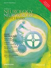 Journal of Neurology, Neurosurgery & Psychiatry: 84 (3)
